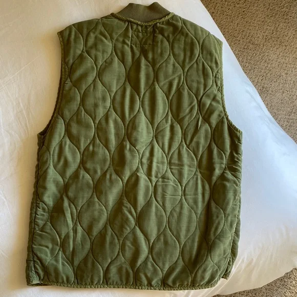 We The Free Olive Quilted Vest - Picture 3 of 3